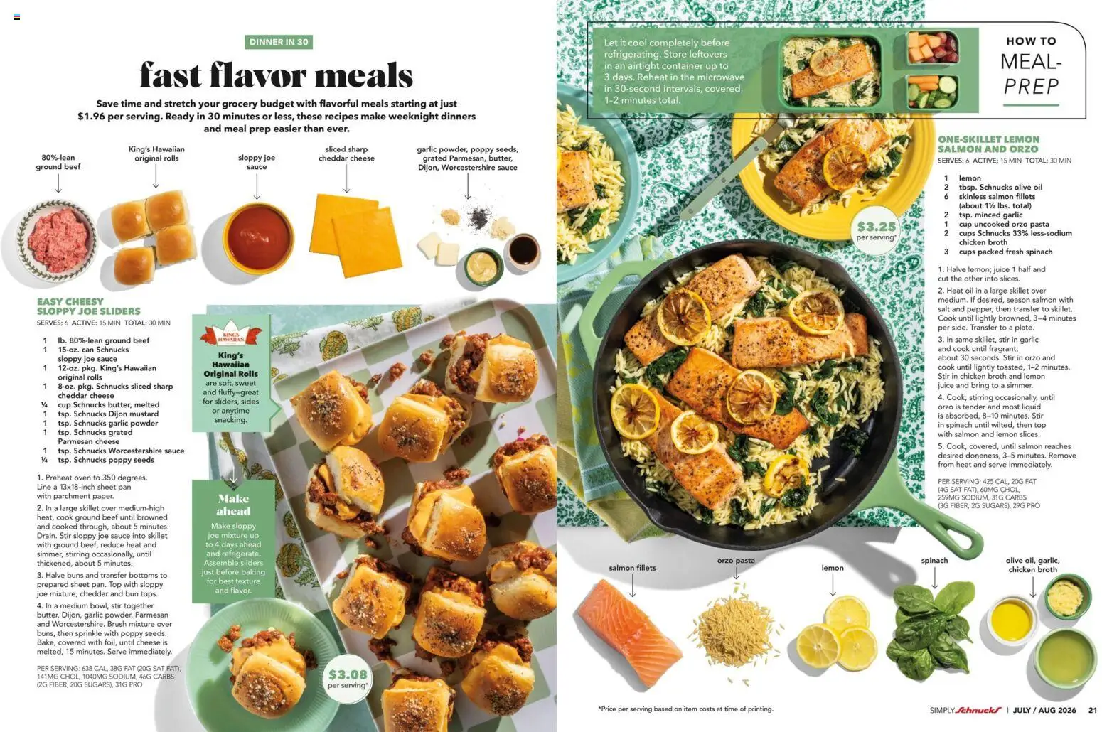 Schnucks Monthly Ad - valid from 07/01/2026 | Page: 12 | Products: Pan, Beef, Pasta, Oven