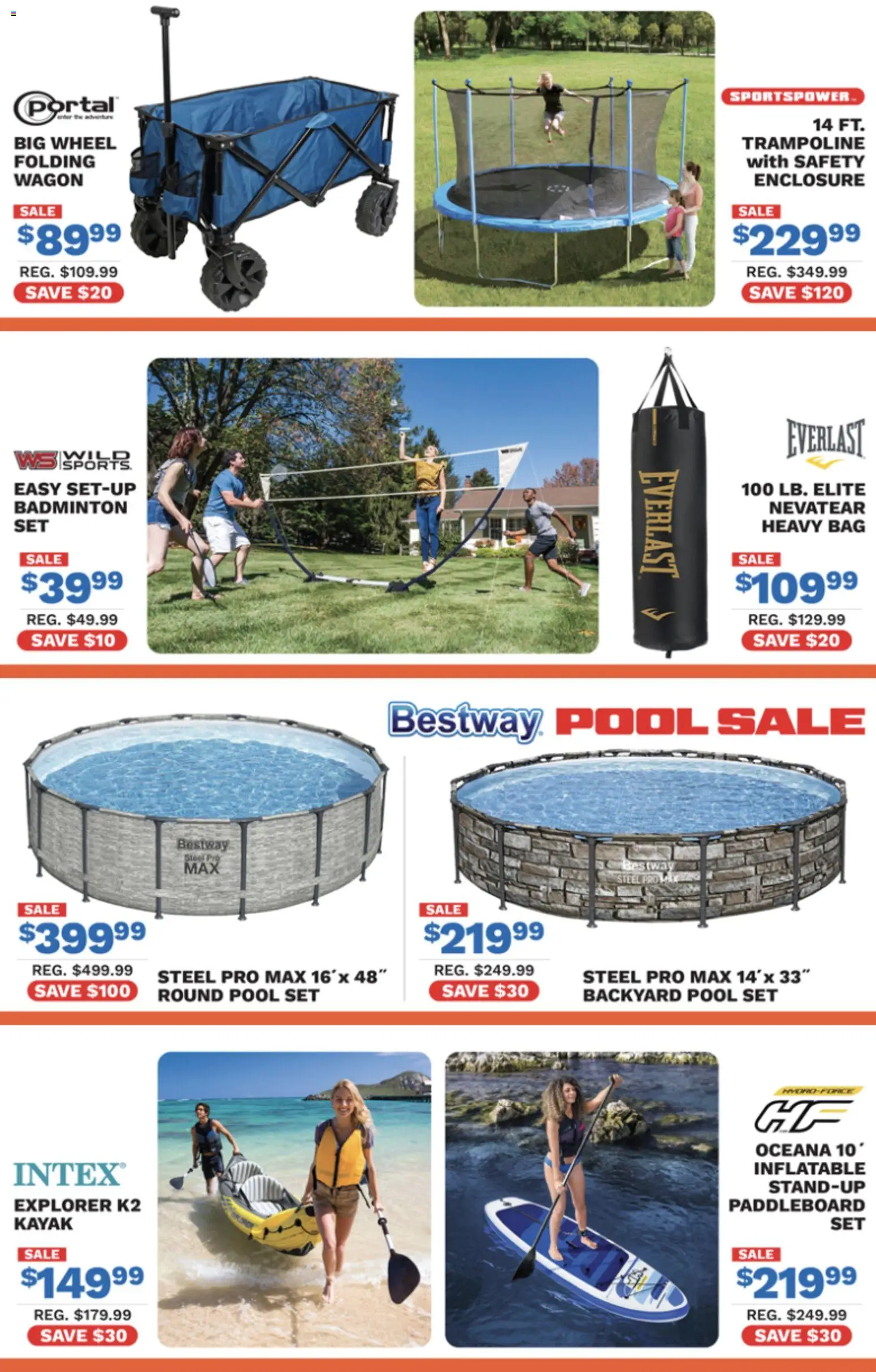 Big 5 Sporting Goods Weekly Ad - valid from 06/29/2026 | Page: 4 | Products: Kayak, Bag