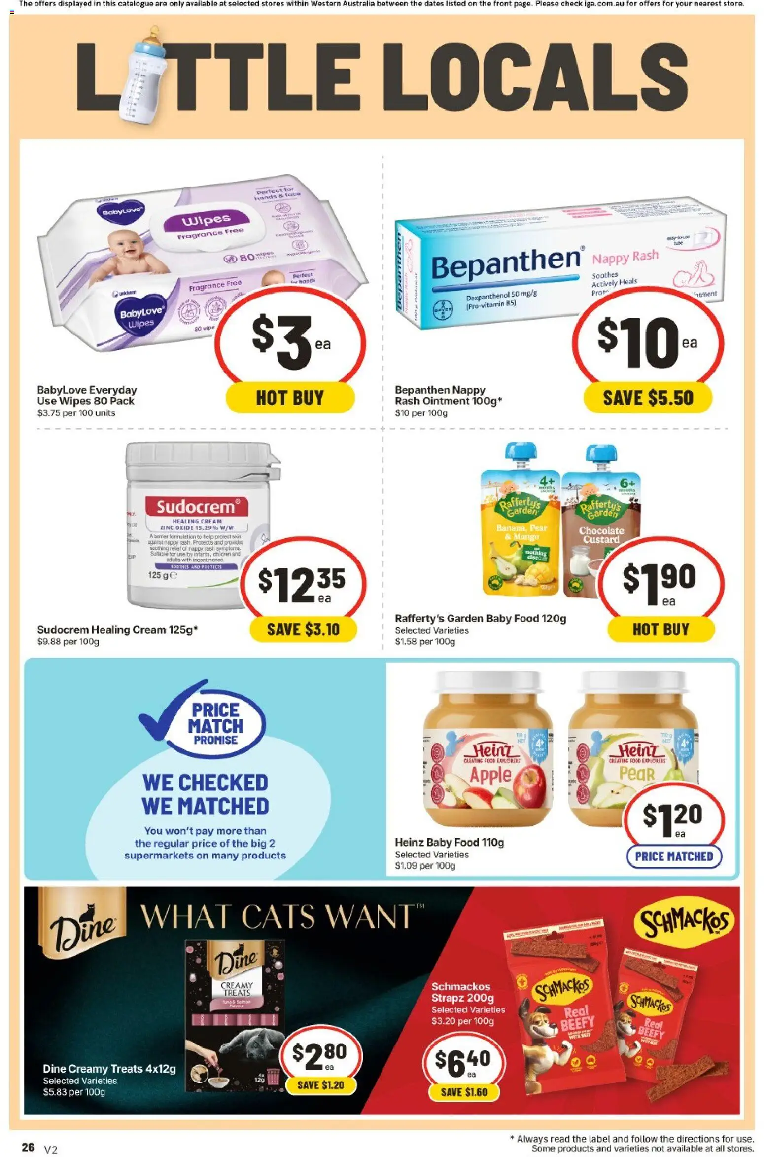 IGA catalogue - valid from 26/08/2026 | Page: 26 | Products: Food, Baby food, Pear, Zinc