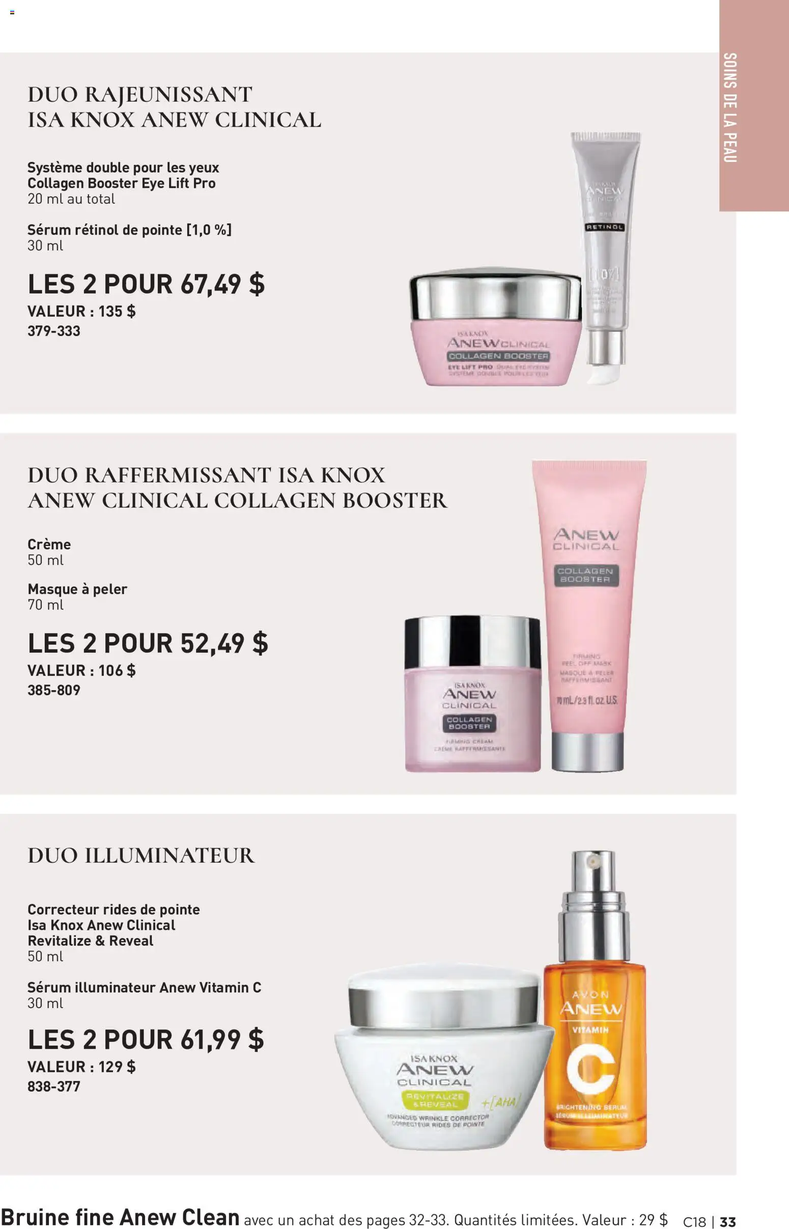 Avon flyer valid from Aug 27, 2026 | Page: 33 | Products: Cream, Mask