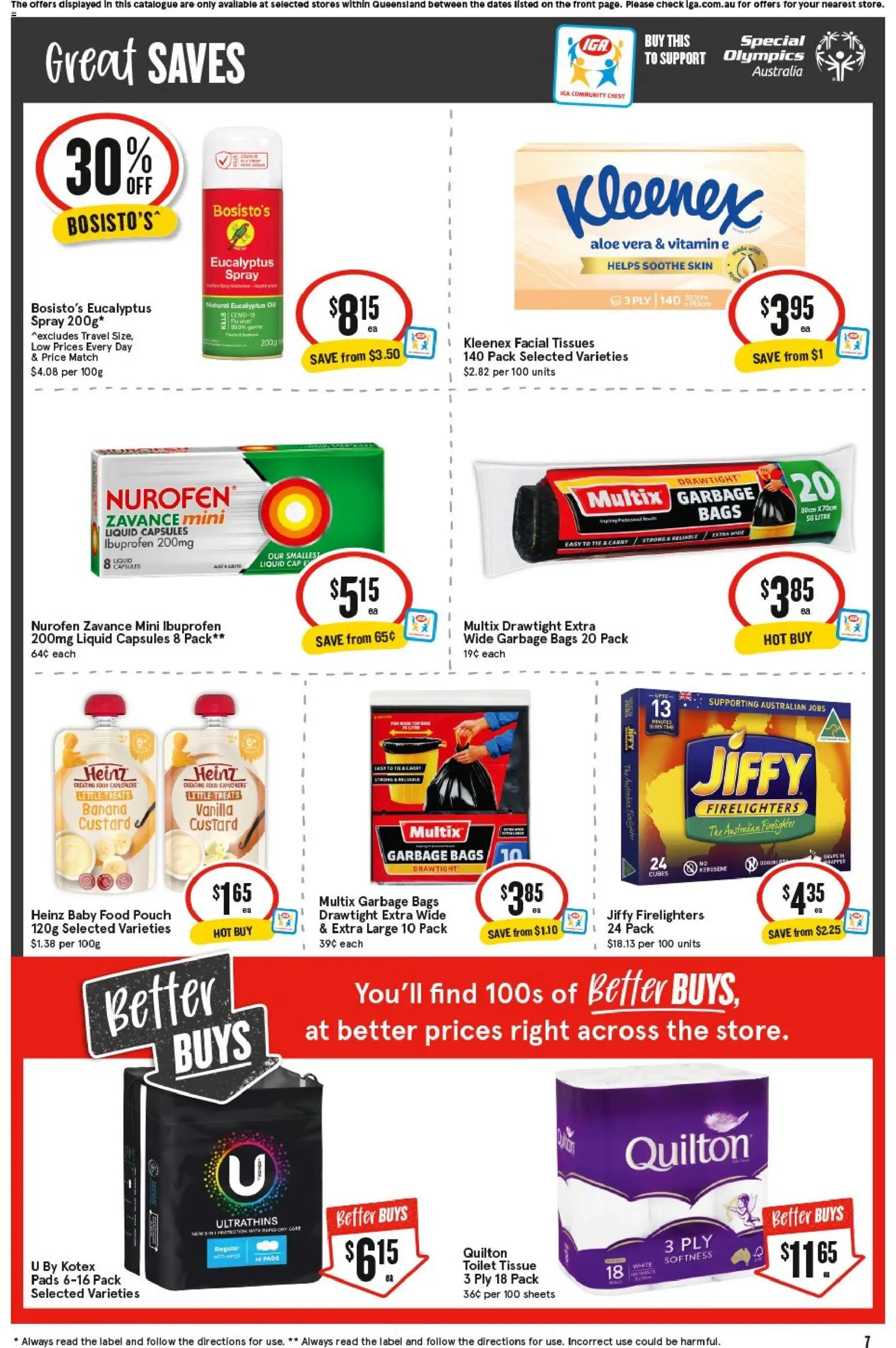IGA catalogue - valid from 13.05.2026 | Page: 7 | Products: Oil, Tea, Oats, Cereal