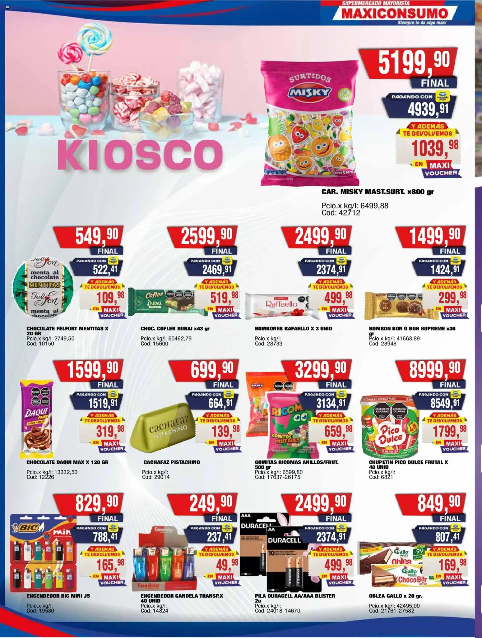Maxiconsumo - Ofertas │ válido desde el 28/09/2026 | Página: 12 | Productos: Bombones, Chocolate, Té, Raffaello