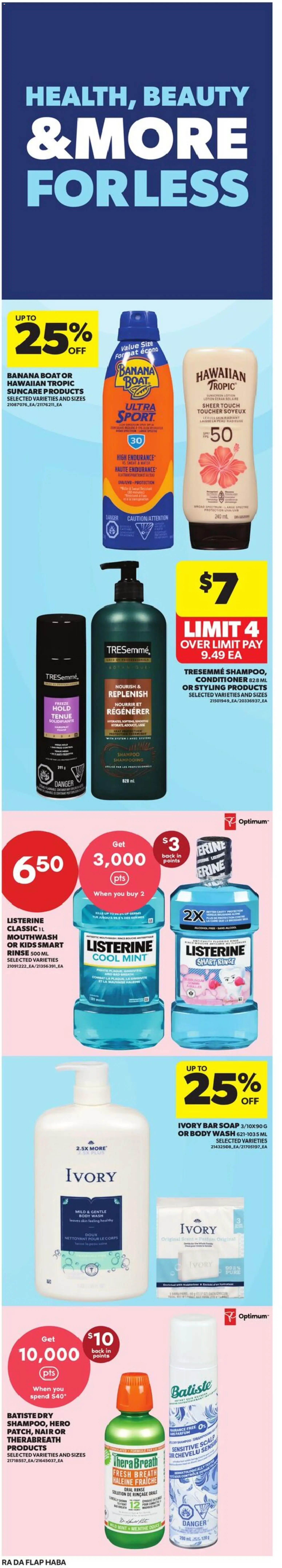 Atlantic Superstore flyer valid from Jul 2, 2026 | Page: 6 | Products: Shampoo, Conditioner, Soap, Mouthwash