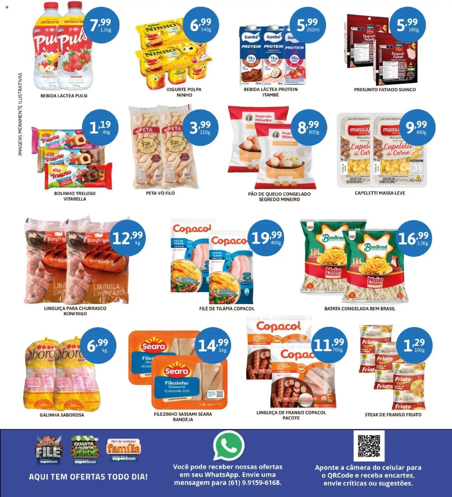 Superbom Folheto - válido de 31/07/2026 | Página: 3 | Produtos: Celular, Carne, Massa, Câmera