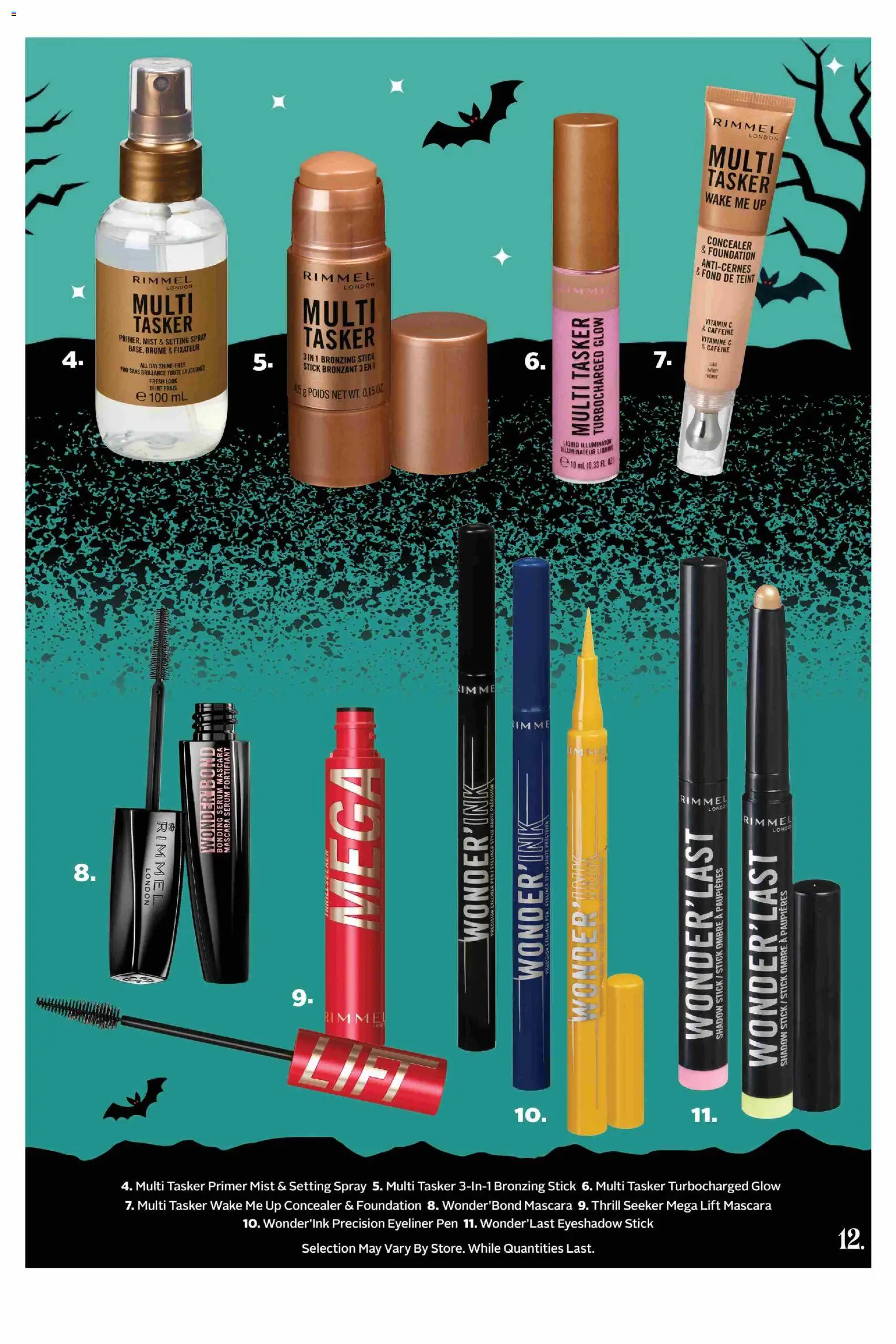 Rexall flyer valid from Sep 18, 2026 | Page: 12 | Products: Concealer, Mascara, Eyeliner