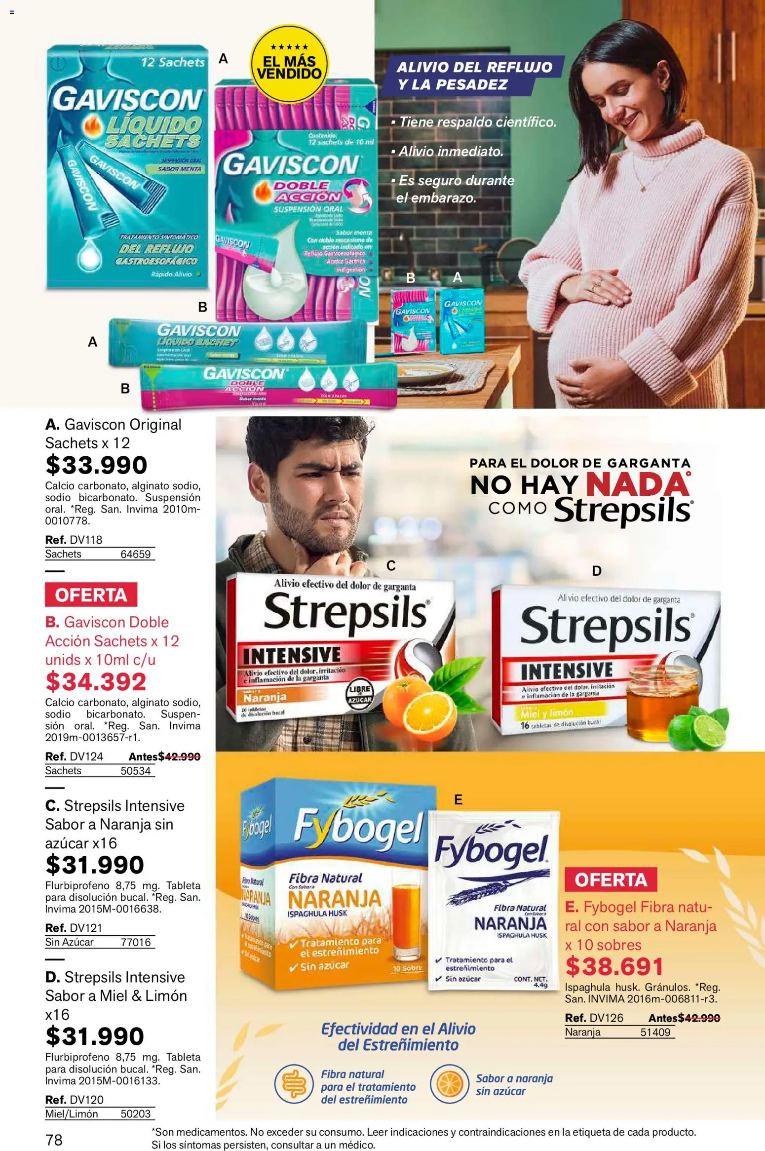 Leonisa revista - valida desde el 25/06/2026 | Página: 78 | Productos: Tableta, Azucar, Sobre, Limón