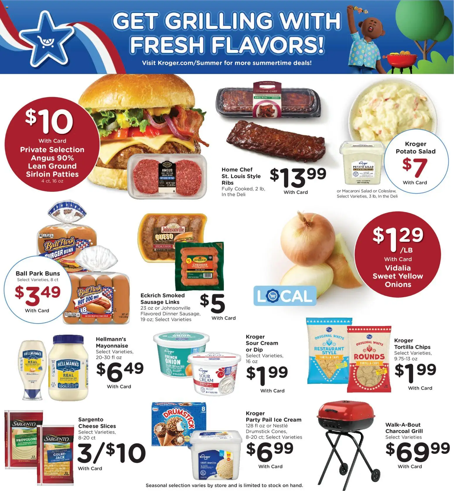 Kroger Weekly Ad - valid from 07/08/2026 | Page: 5 | Products: Cheese, Sour cream, Chips, Cream