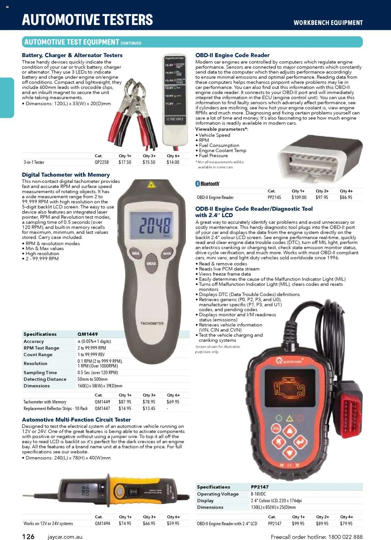 Jaycar catalogue - valid from 09/07/2025 | Page: 126 | Products: Light, Jumper, Monitor, Screen