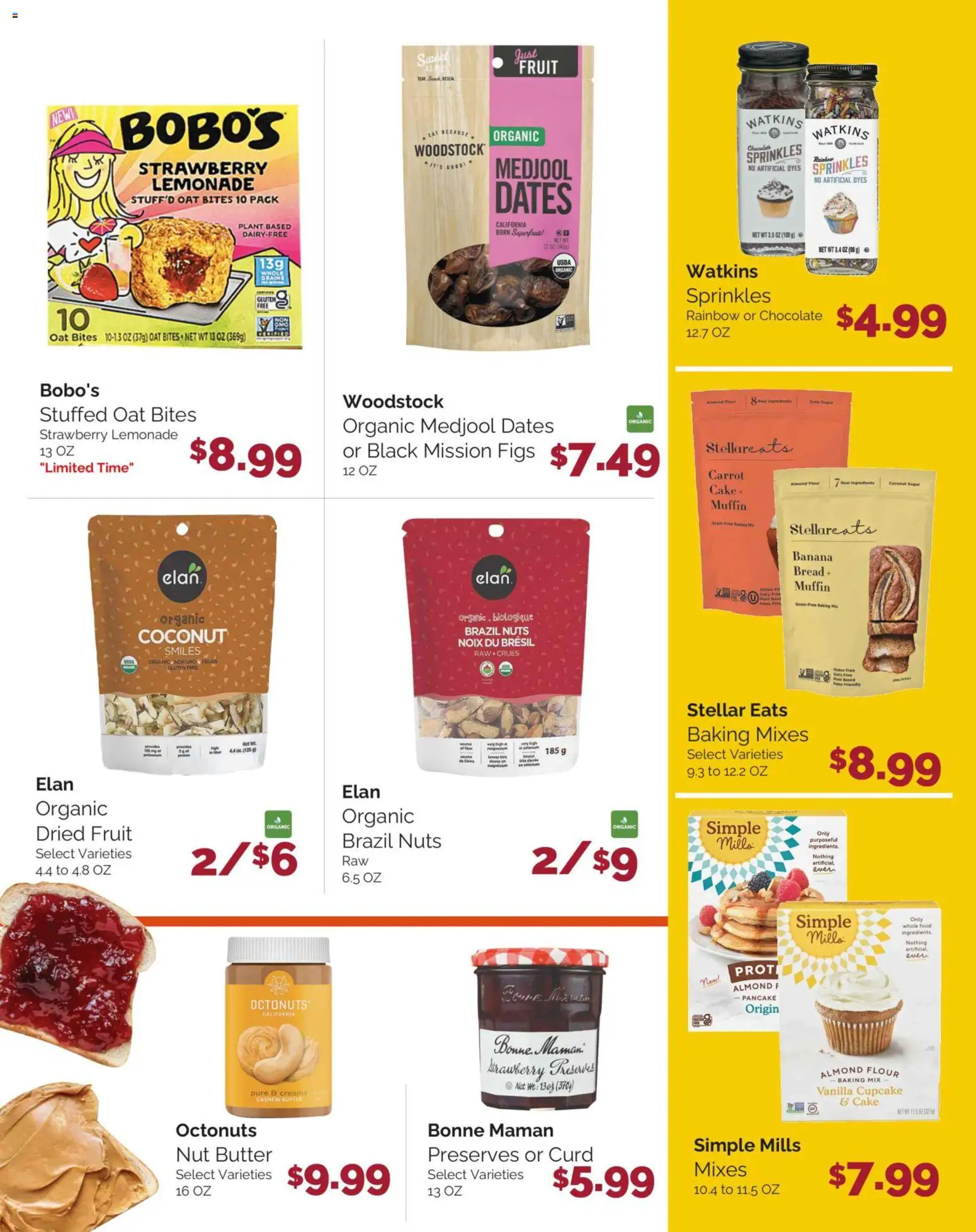 Harris Teeter Monthly Ad - valid from 20.05.2026 | Page: 11 | Products: Medjool Dates, Butter, Bread, Muffin