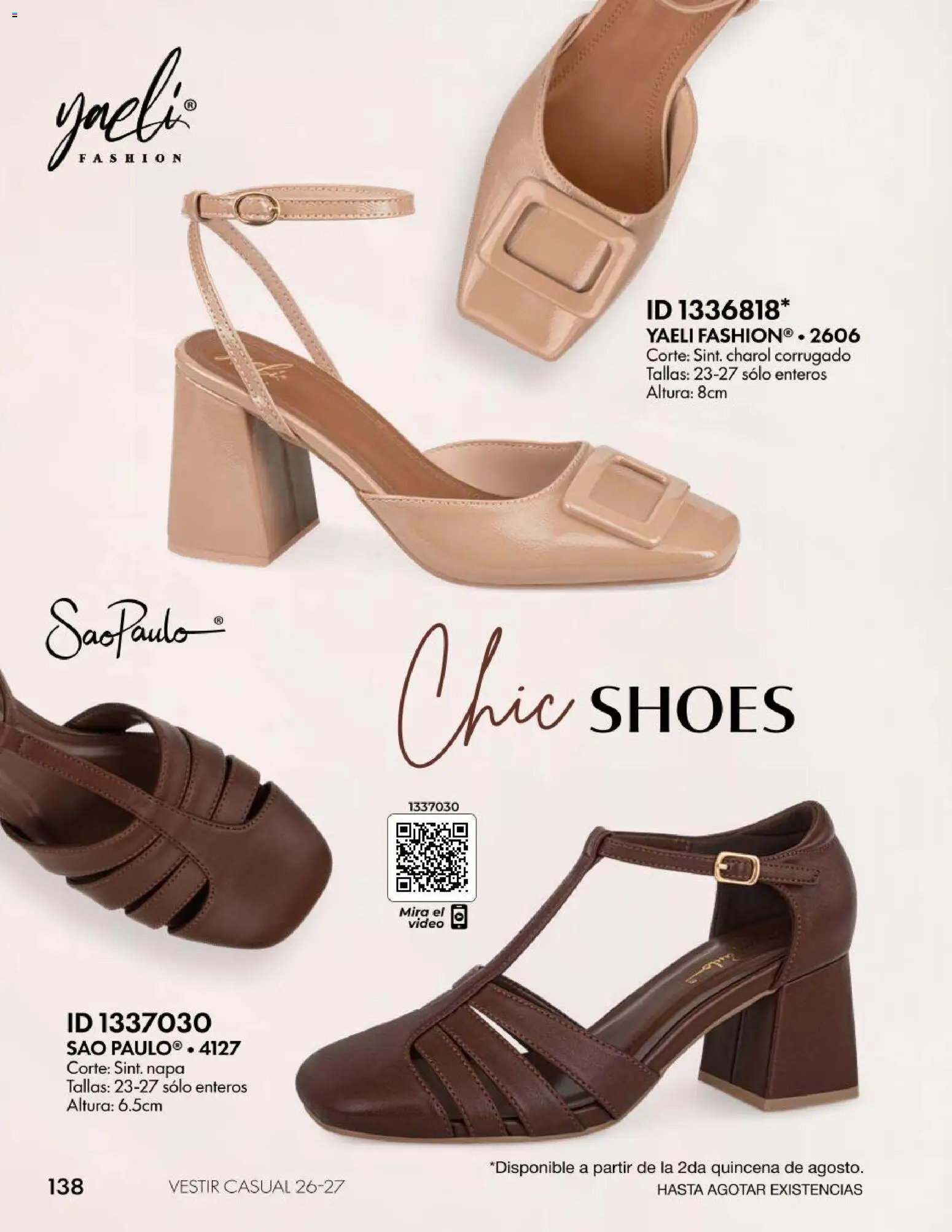 Nuevas ofertas de Price Shoes válidas en toda la República Mexicana desde el 28/08/2026. ¡Encuentra las mejores ofertas en Price Shoes catálogo Vestir Casual! | Página: 138 | Productos: Video