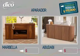 Vista previa de Muebles Dico catálogo Todo menos de 10000 Pacifico, nuevo folleto de la tienda, válido en México a partir del 09/04/2026 | Página: 32