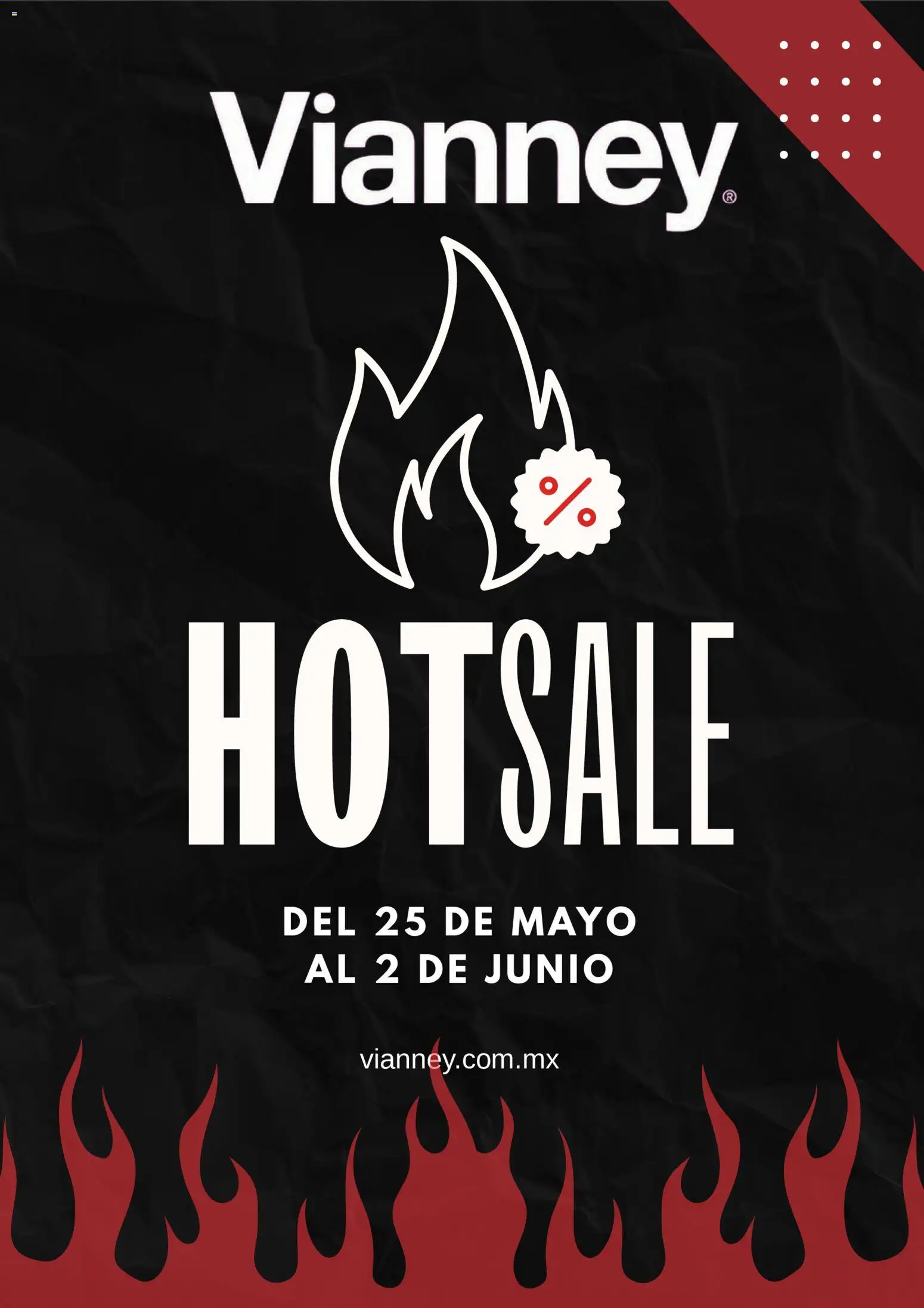 Nuevas ofertas de Vianney válidas en toda la República Mexicana desde el 25.05.2026. ¡Encuentra las mejores ofertas en Vianney Hot Sale! | Página: 1