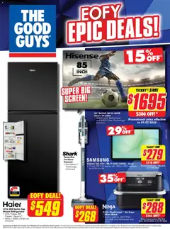 Preview of The Good Guys Eofy epic deals - valid from 11.06.2026