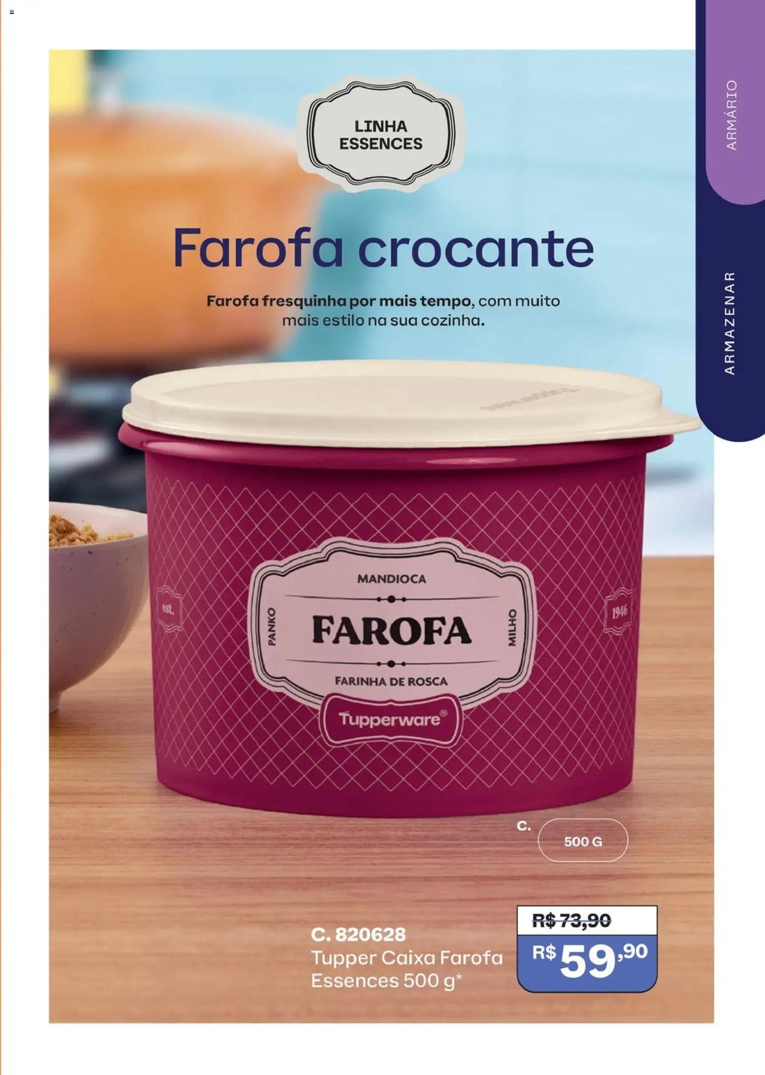 Tupperware Folheto - válido de 01/09/2026 | Página: 19 | Produtos: Mandioca, Armário, Milho, Farofa
