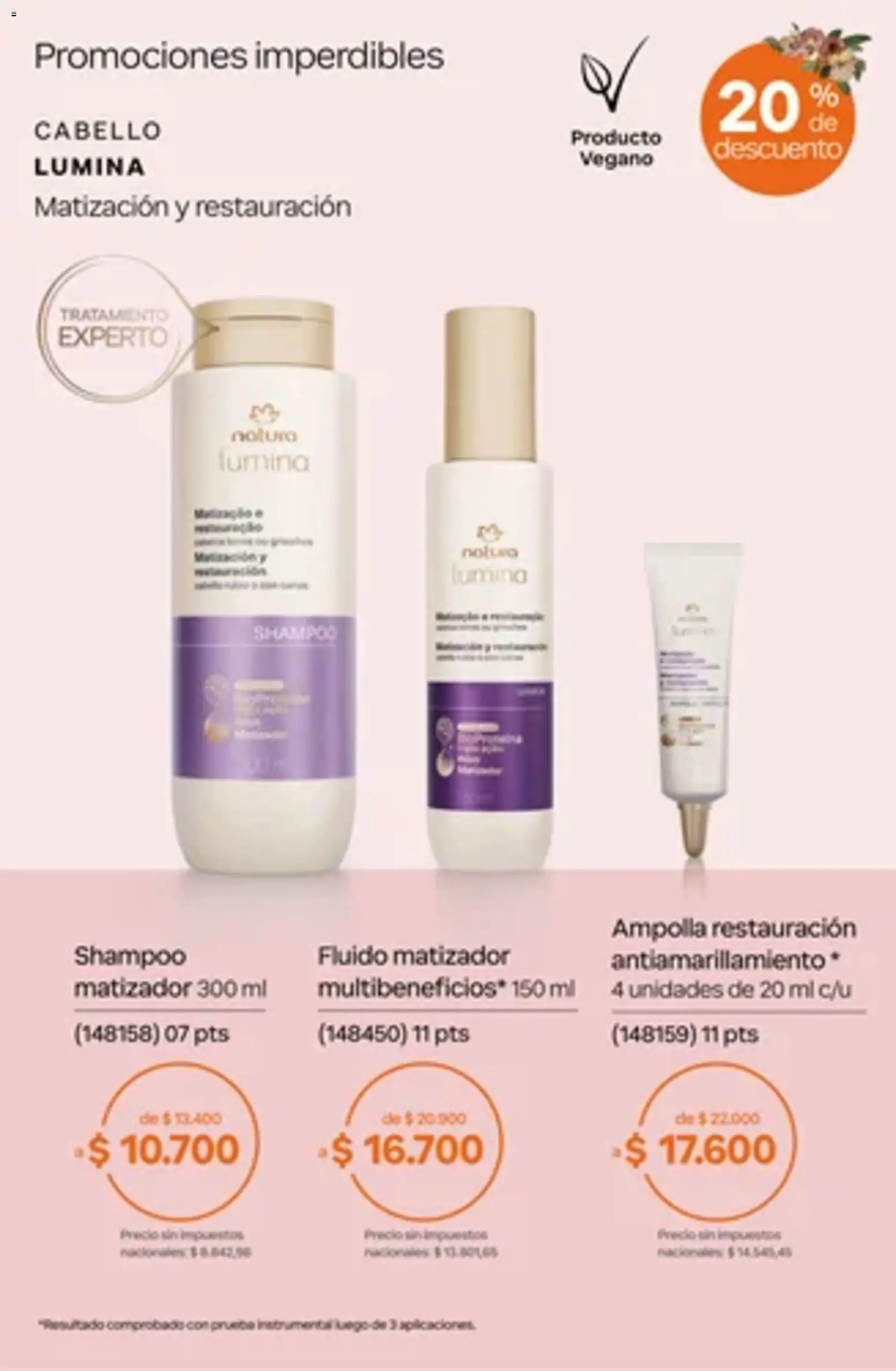 Catálogo Natura Ciclo 14 │ válido desde el 01/10/2026 | Página: 65 | Productos: Shampoo, Ampolla