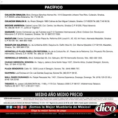 Vista previa de Muebles Dico catálogo, nuevo folleto de la tienda, válido en México a partir del 01/07/2026 | Página: 57 | Productos: Teléfono