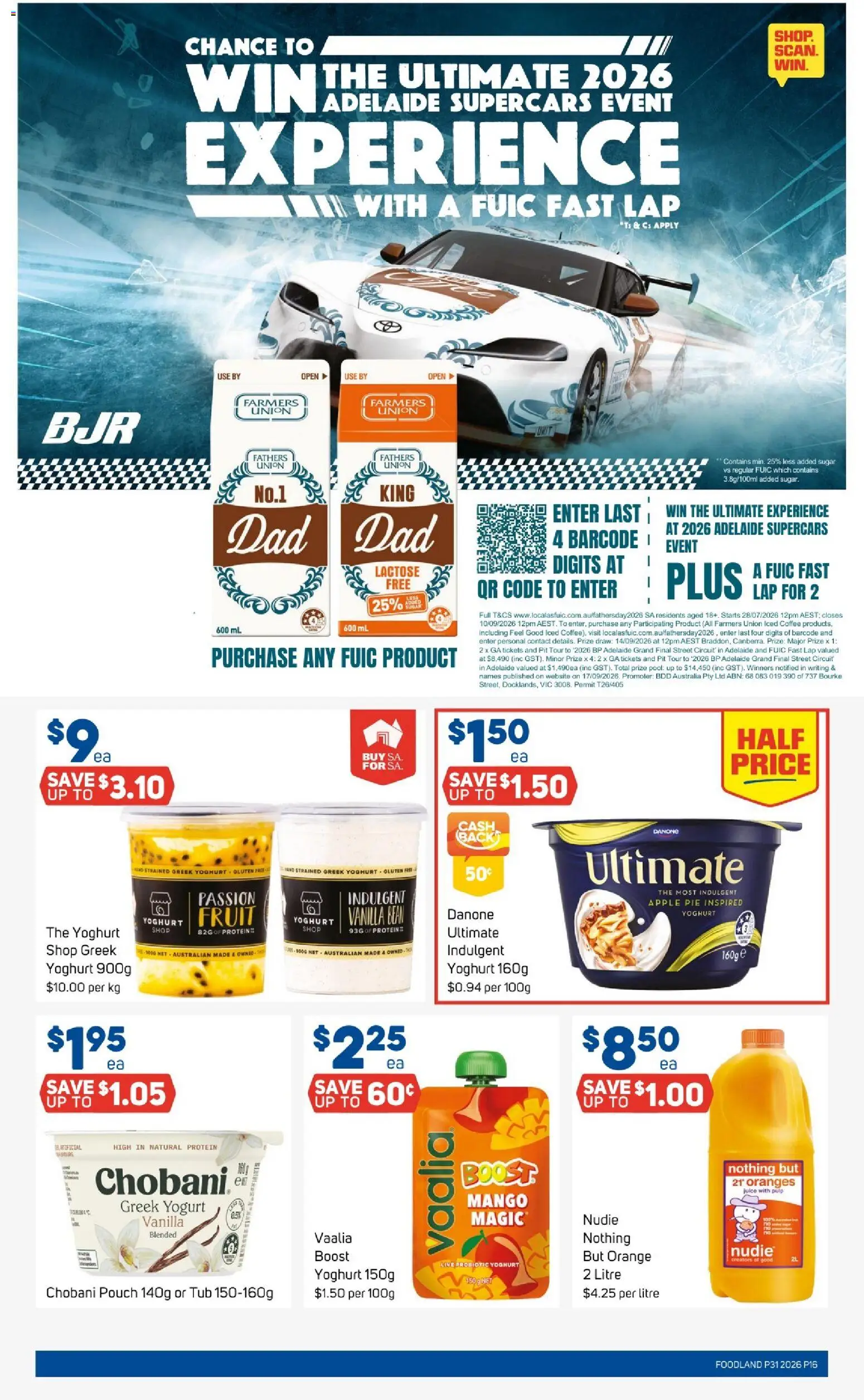 Foodland catalogue - valid from 29/07/2026 | Page: 16 | Products: Yoghurt, Coffee, Juice, Oranges