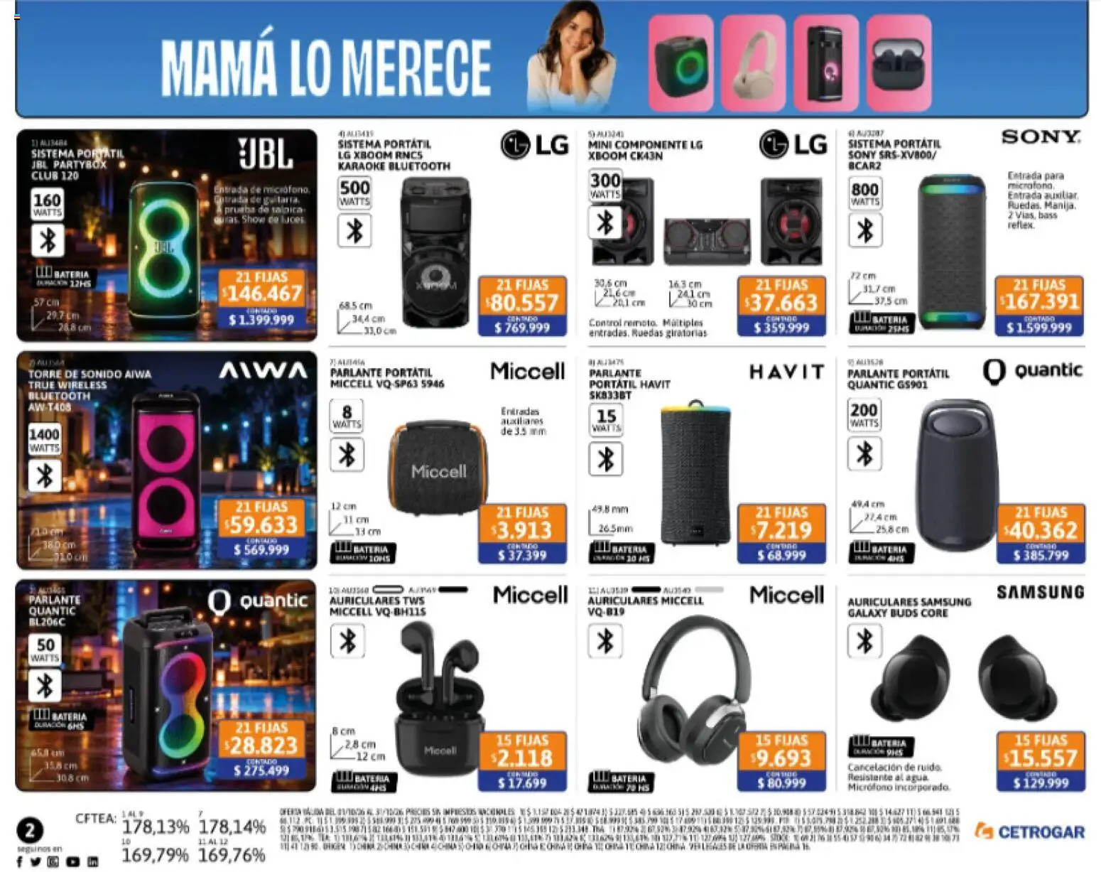 Cetrogar catálogo │ válido desde el 01/10/2026 | Página: 2