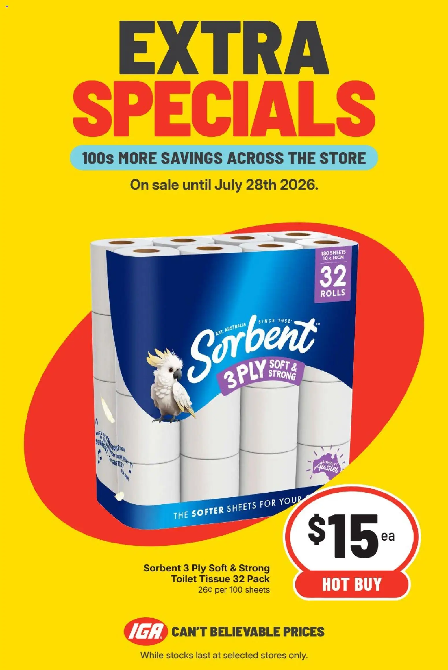 IGA catalogue - valid from 27/07/2026 | Page: 2 | Products: Toilet