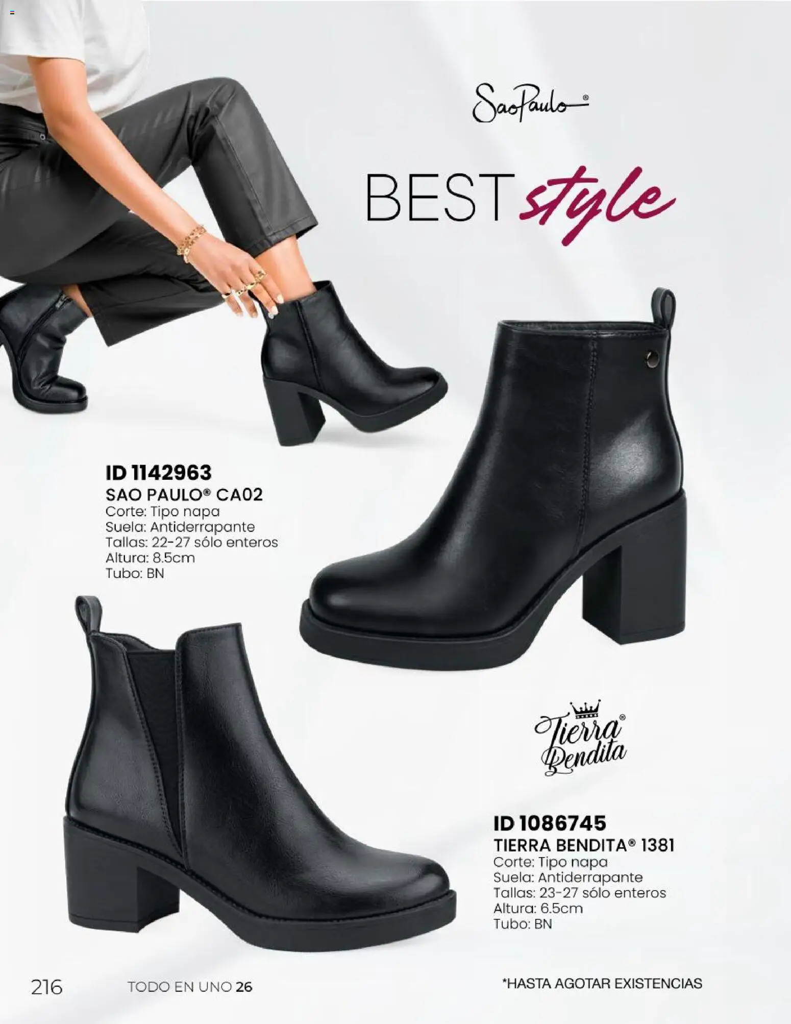 Nuevas ofertas de Price Shoes válidas en toda la República Mexicana desde el 06.05.2026. ¡Encuentra las mejores ofertas en Price Shoes catálogo Todo en uno! | Página: 216