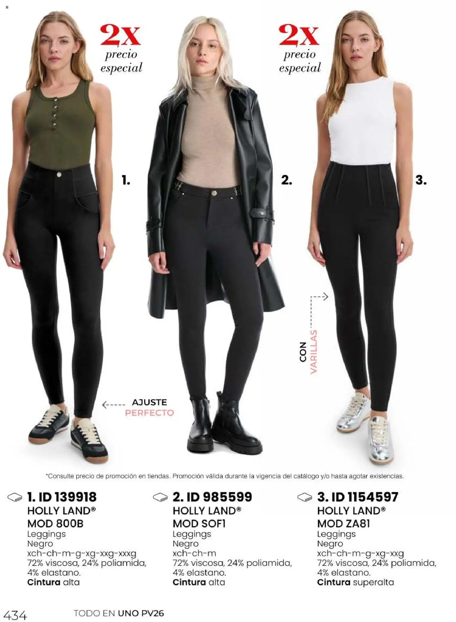 Nuevas ofertas de Price Shoes válidas en toda la República Mexicana desde el 06.05.2026. ¡Encuentra las mejores ofertas en Price Shoes catálogo Todo en uno! | Página: 434 | Productos: Leggings