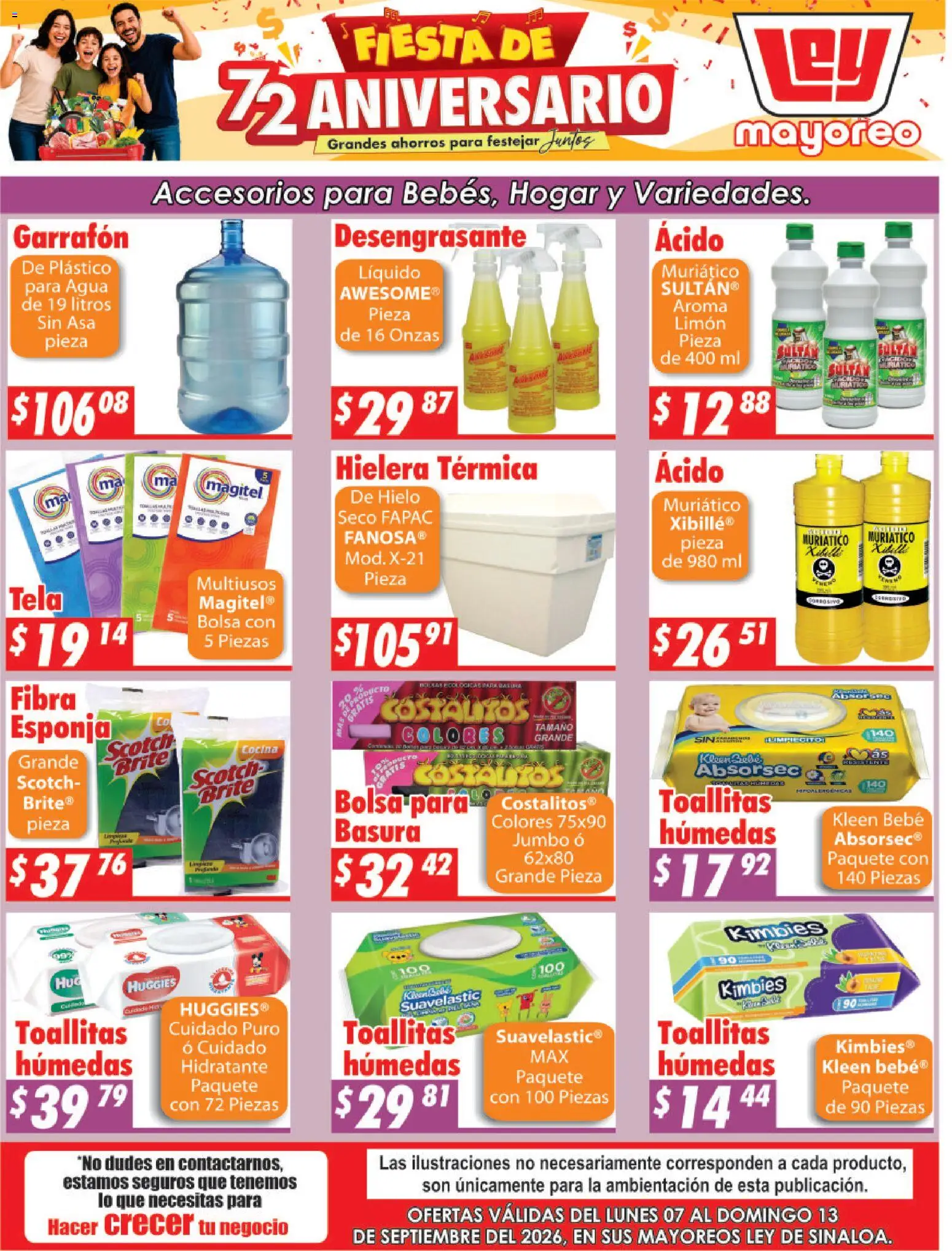 Nuevas ofertas de Casa Ley válidas en toda la República Mexicana desde el 07/09/2026. ¡Encuentra las mejores ofertas en Casa Ley folleto Sinaloa! | Página: 1
