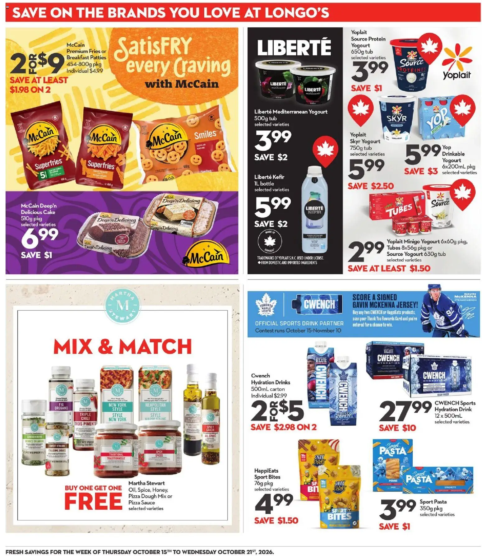 Longo's flyer valid from Oct 15, 2026 | Page: 21