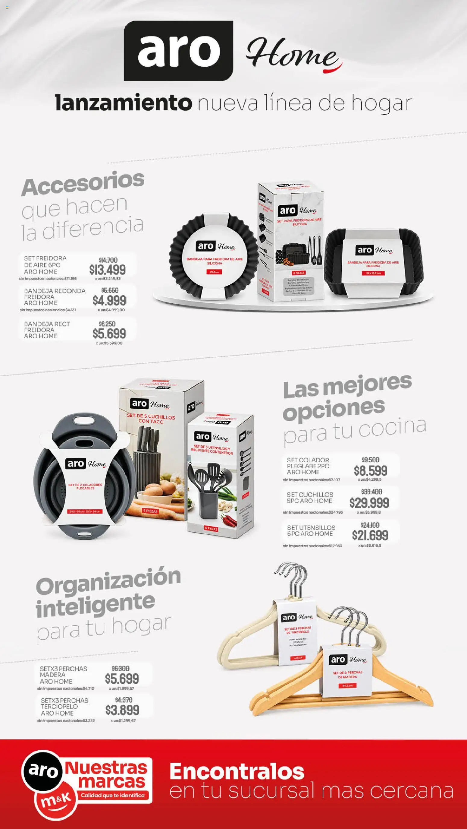 Makro Ofertas │ válido desde el 24/09/2026 | Página: 16 | Productos: Bandeja, Cuchillos, Freidora de aire, Té
