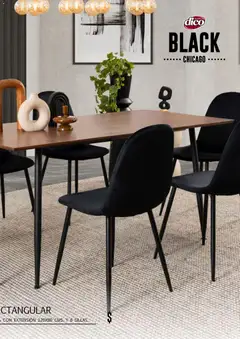Vista previa de Muebles Dico catálogo Black Chicago , nuevo folleto de la tienda, válido en México a partir del 17/03/2026 | Página: 51