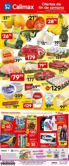 Vista previa de Calimax folleto Ensenada, nuevo folleto de la tienda, válido en México a partir del 31/07/2026