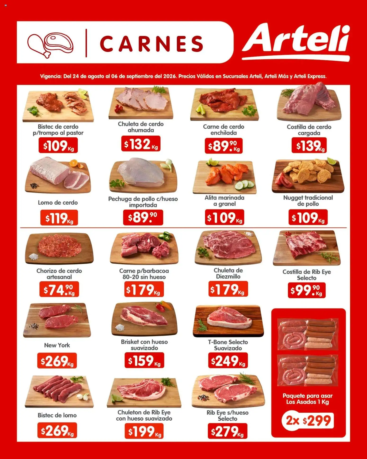 Nuevas ofertas de Arteli válidas en toda la República Mexicana desde el 24/08/2026. ¡Encuentra las mejores ofertas en Arteli folleto Quincenal! | Página: 8