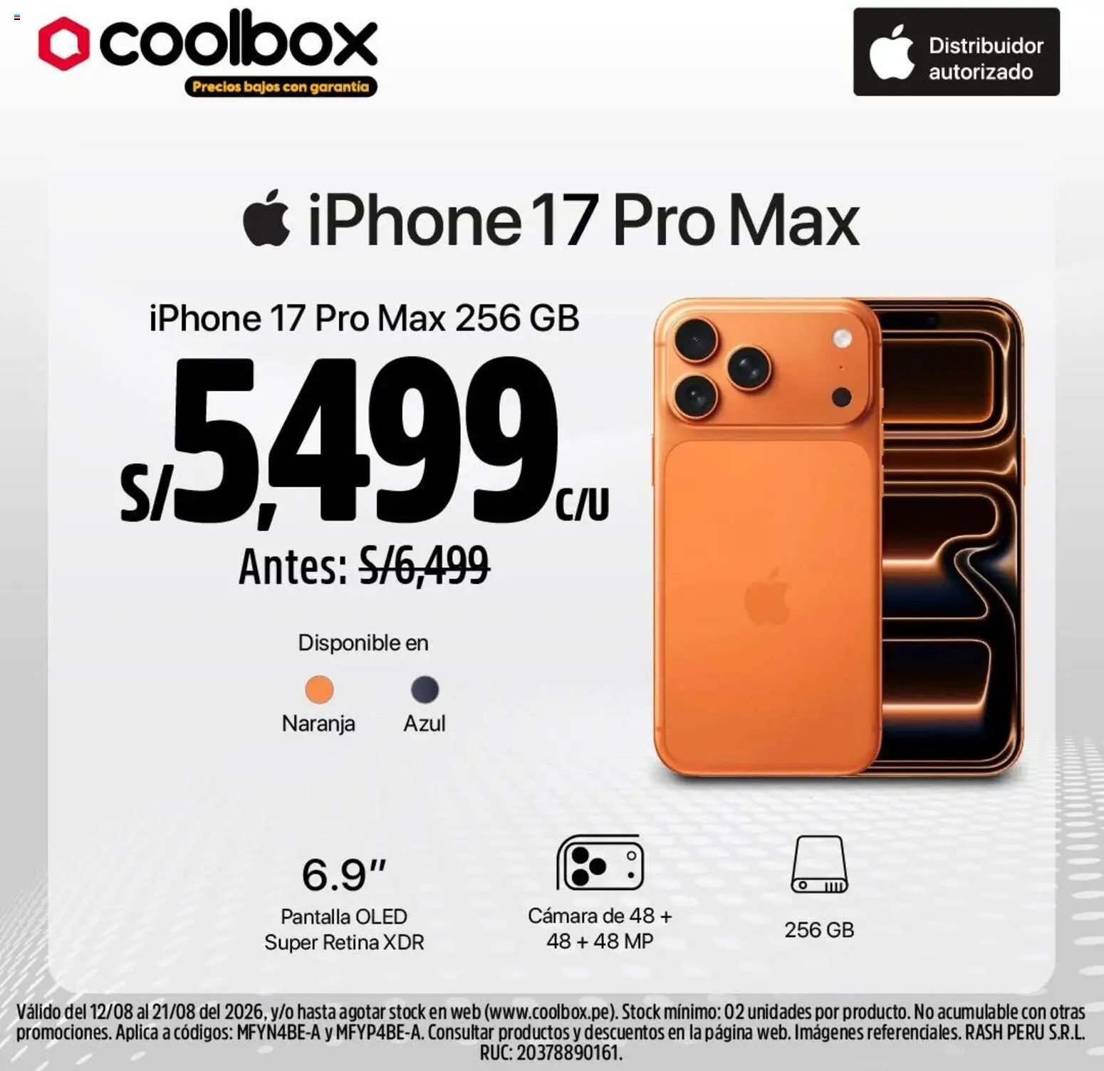 Catálogo Coolbox válido desde 12/08/2026 | Página: 2 | Productos: Cámara