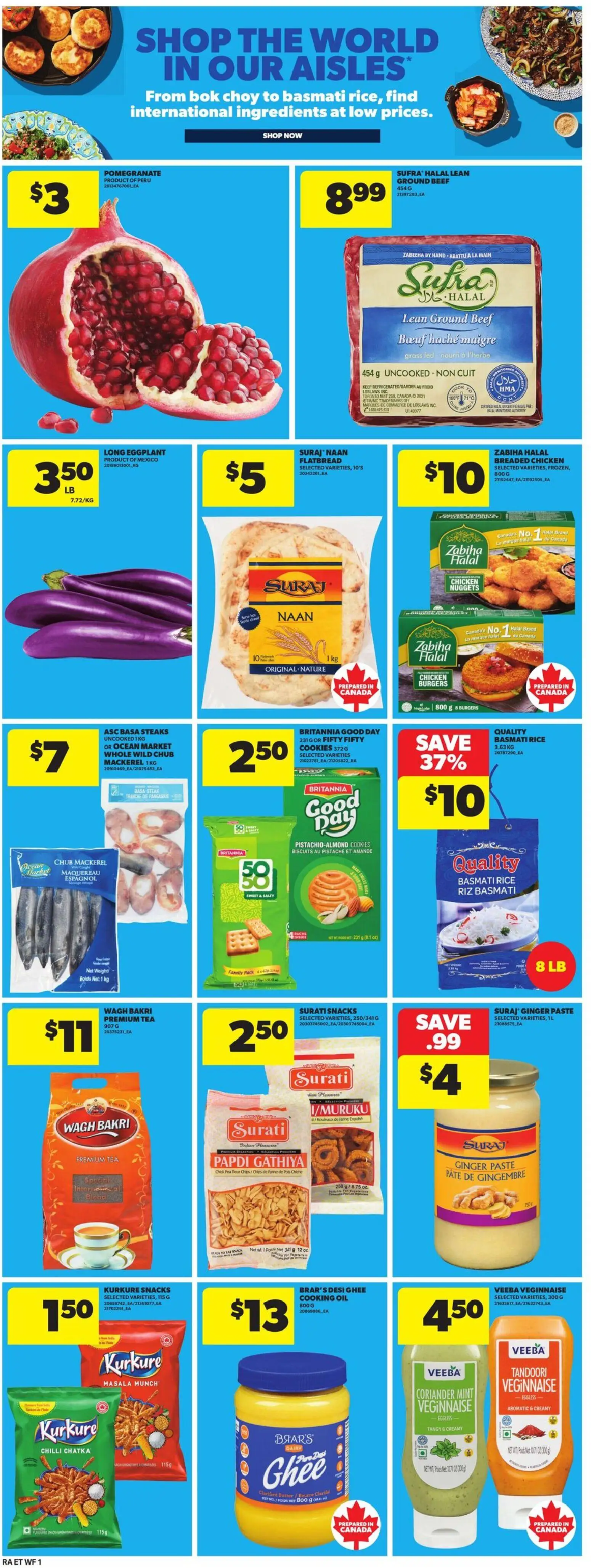 Atlantic Superstore flyer valid from 04.06.2026 | Page: 19 | Products: Rice, Chips, Butter, Chicken