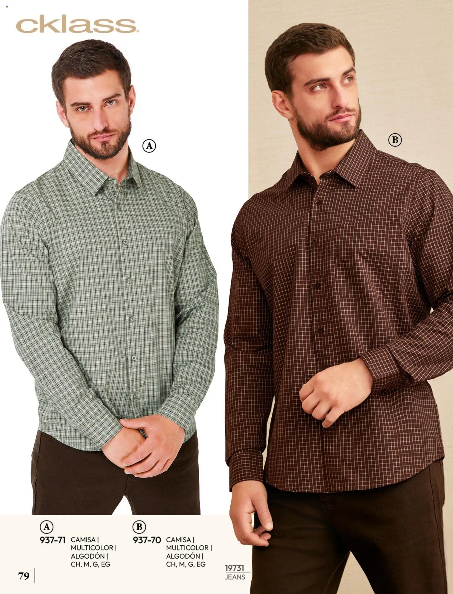 Nuevas ofertas de Cklass válidas en toda la República Mexicana desde el 08/07/2026. ¡Encuentra las mejores ofertas en Cklass catálogo Ropa caballero! | Página: 80 | Productos: Camisa, Algodón