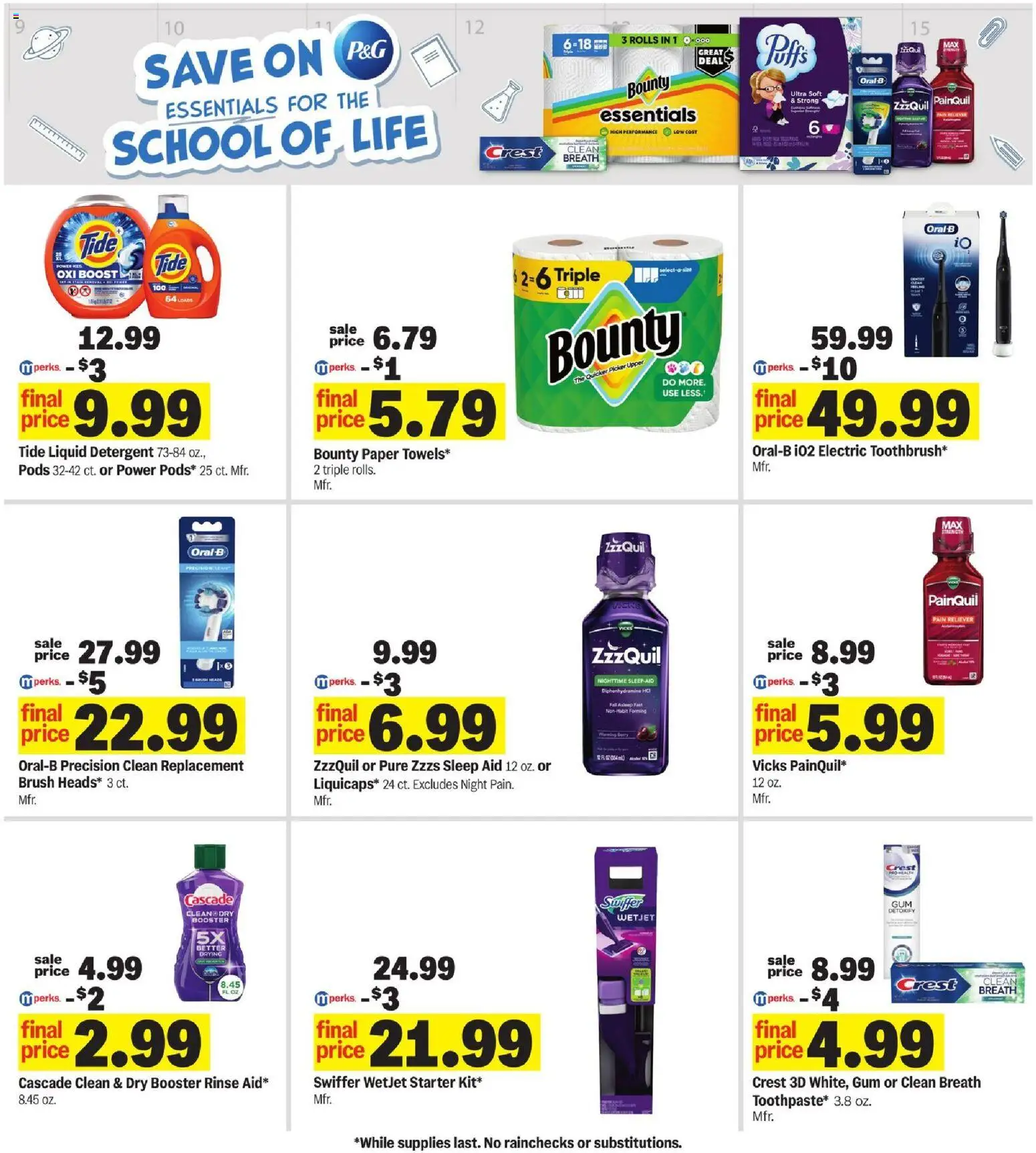 Meijer Weekly Ad - MI - valid from 07/29/2026 | Page: 36 | Products: Brush, Detergent, Starter