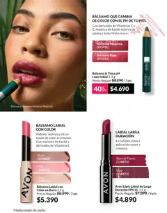 Avon Campaña 5 válido desde el 01.05.2026 | Página: 41 | Productos: Vitaminas, Lápiz labial, Manteca, Labial