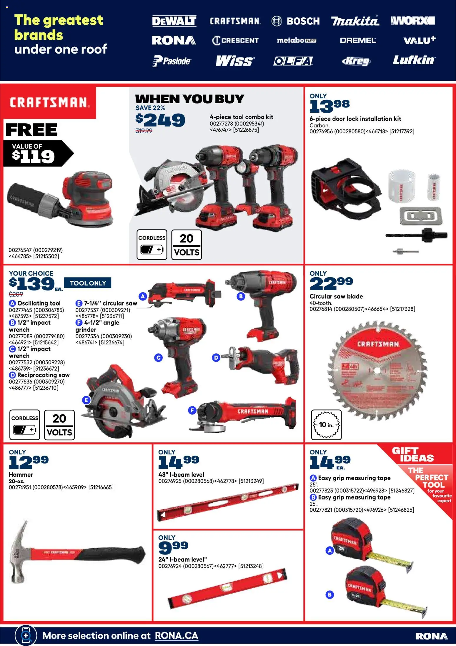 Rona flyer valid from Jul 16, 2026 | Page: 26 | Products: Grinder, Door