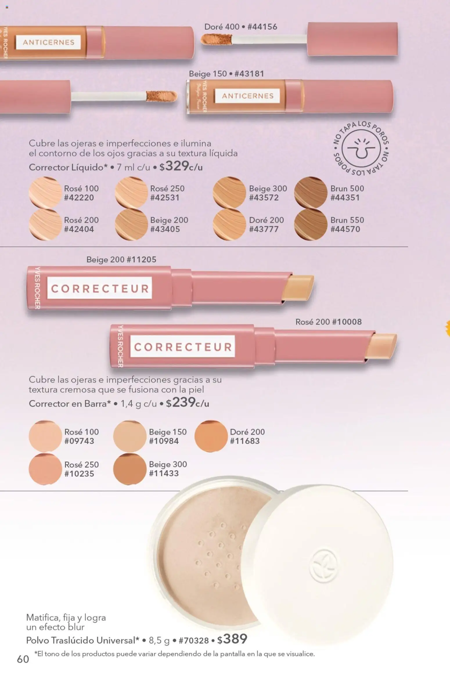 Nuevas ofertas de Yves Rocher válidas en toda la República Mexicana desde el 23.06.2026. ¡Encuentra las mejores ofertas en Yves Rocher campaña 9 2026! | Página: 64