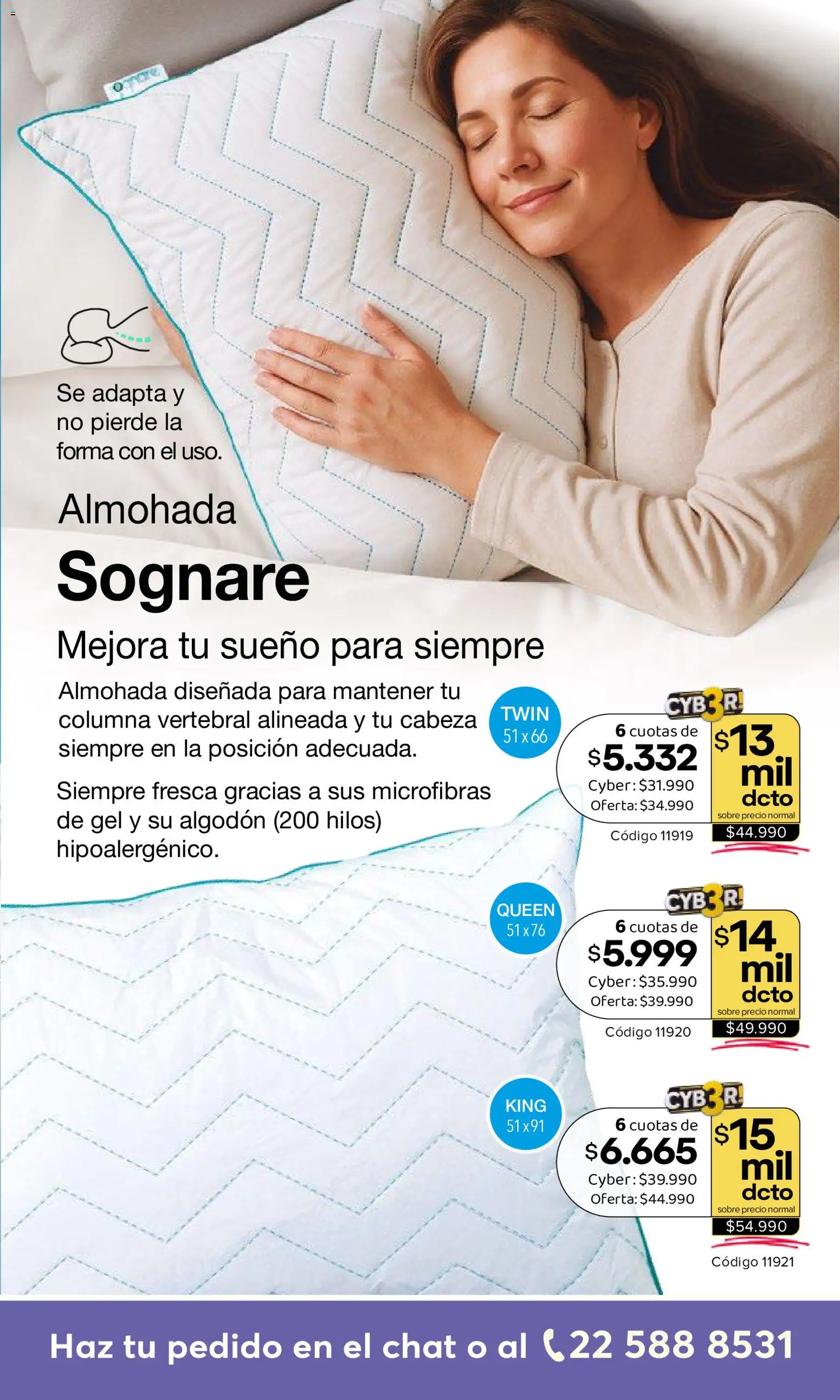 A3D Ofertas │ válido desde el 07.06.2026 | Página: 21 | Productos: Almohada, Algodón, Sobre