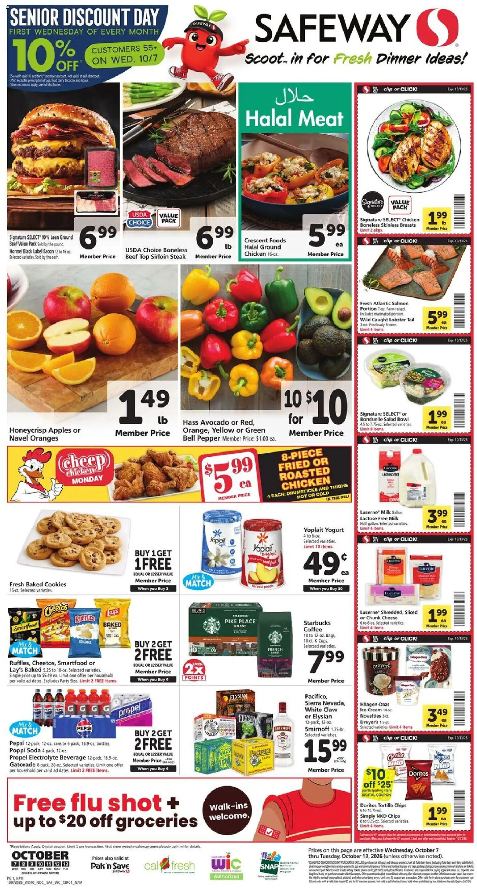 Safeway Weekly Ad - valid from 10/07/2026 | Page: 1