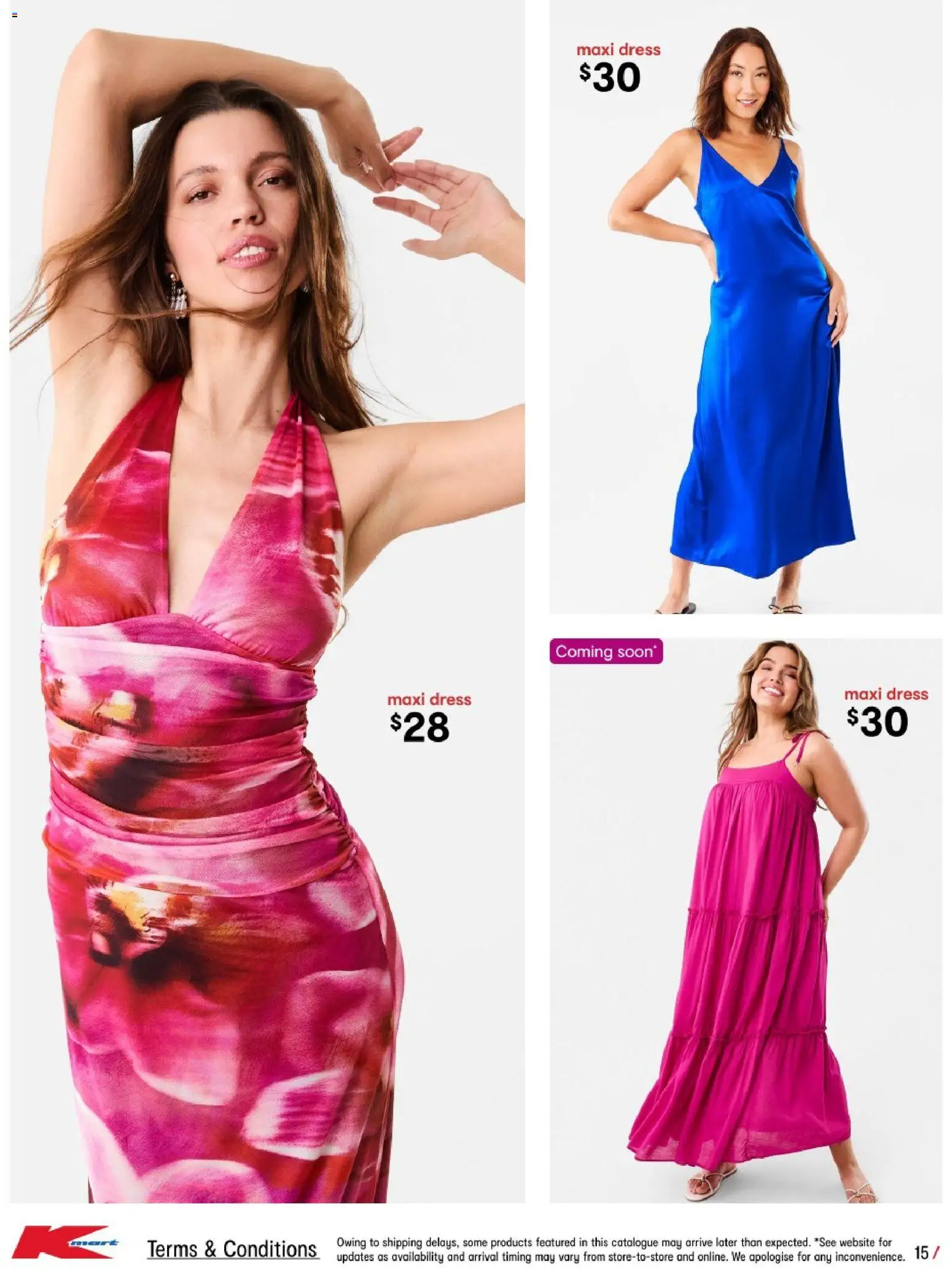 Kmart catalogue - valid from 01/10/2026 | Page: 15 | Products: Maxi dress, Dress