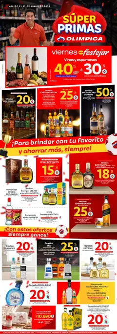 Olímpica catálogo Viernes para festejar -  Vista previa de la revista de la tienda Olímpica valido desde el 12.06.2026