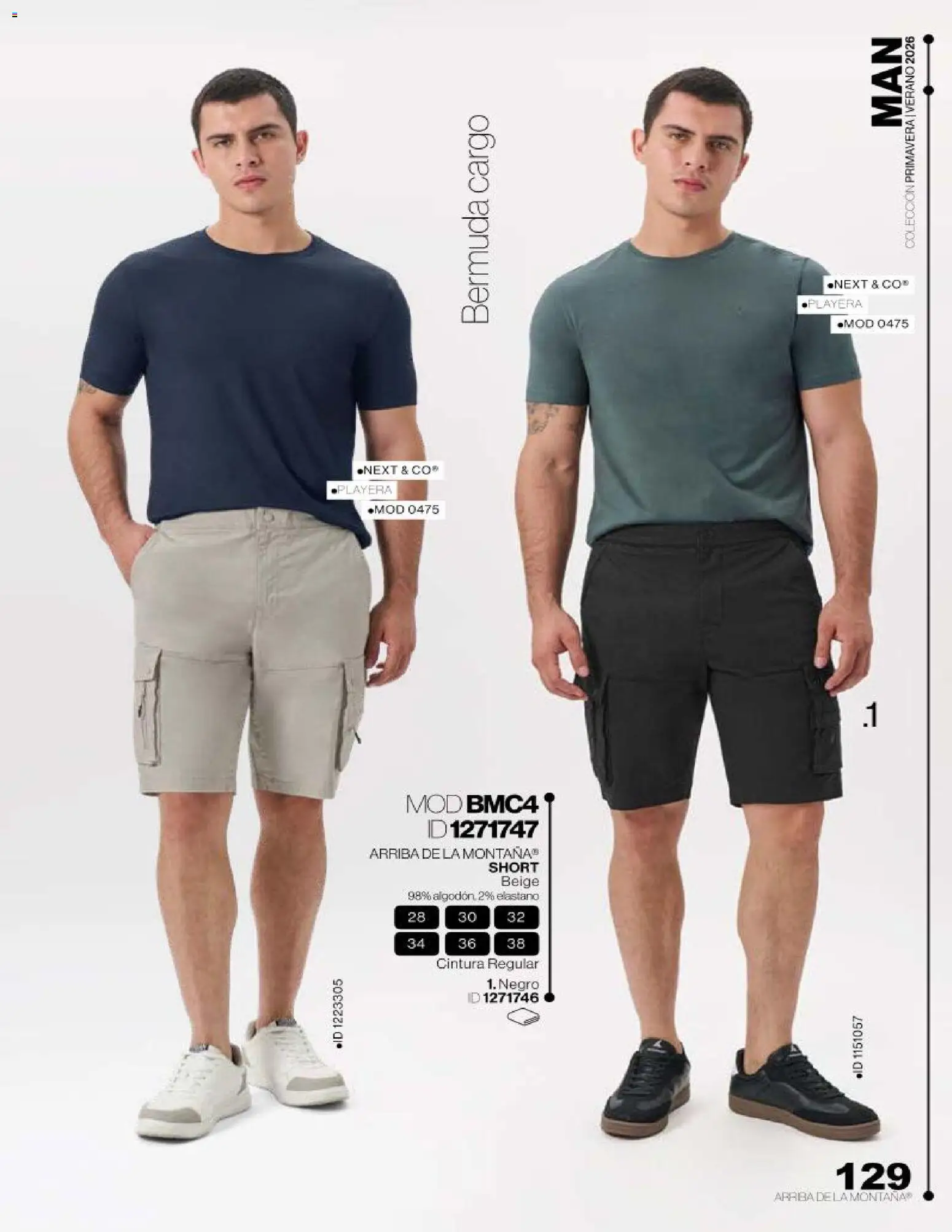 Nuevas ofertas de Price Shoes válidas en toda la República Mexicana desde el 03.04.2026. ¡Encuentra las mejores ofertas en Price Shoes catálogo Man! | Página: 129 | Productos: Algodón, Playera, Short, Bermuda