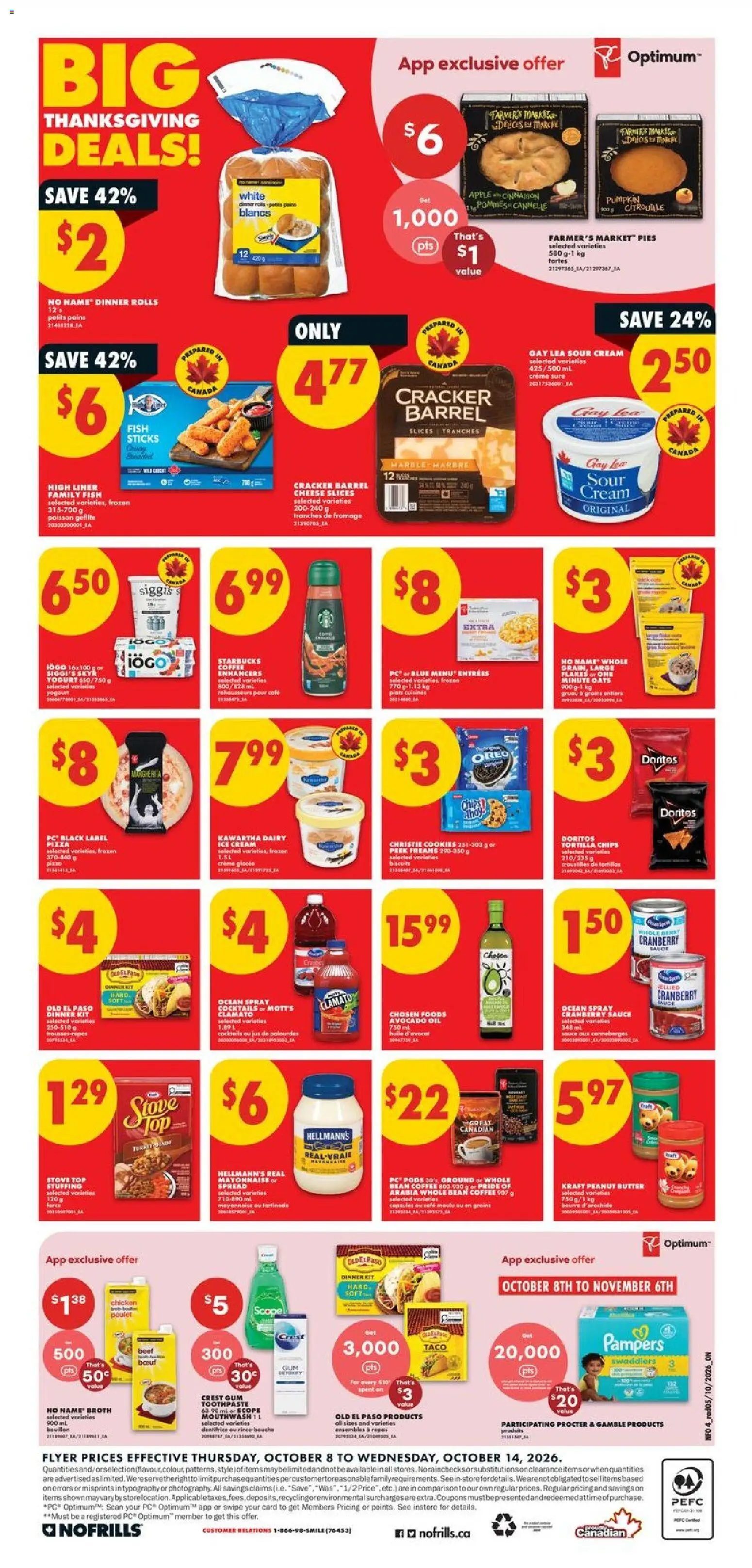 No Frills flyer valid from Oct 8, 2026 | Page: 4