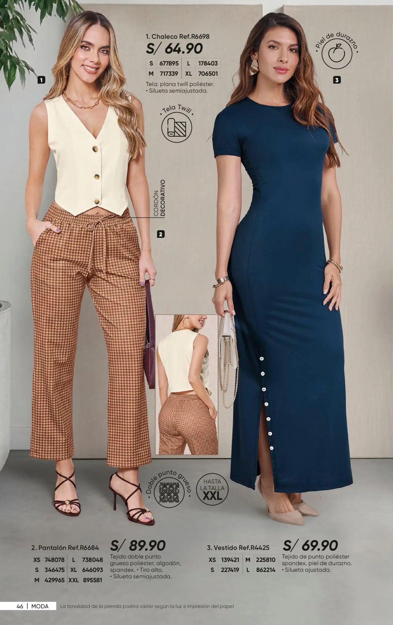 Catálogo Azzorti válido desde 27/07/2026 | Página: 48 | Productos: Chaleco, Vestido