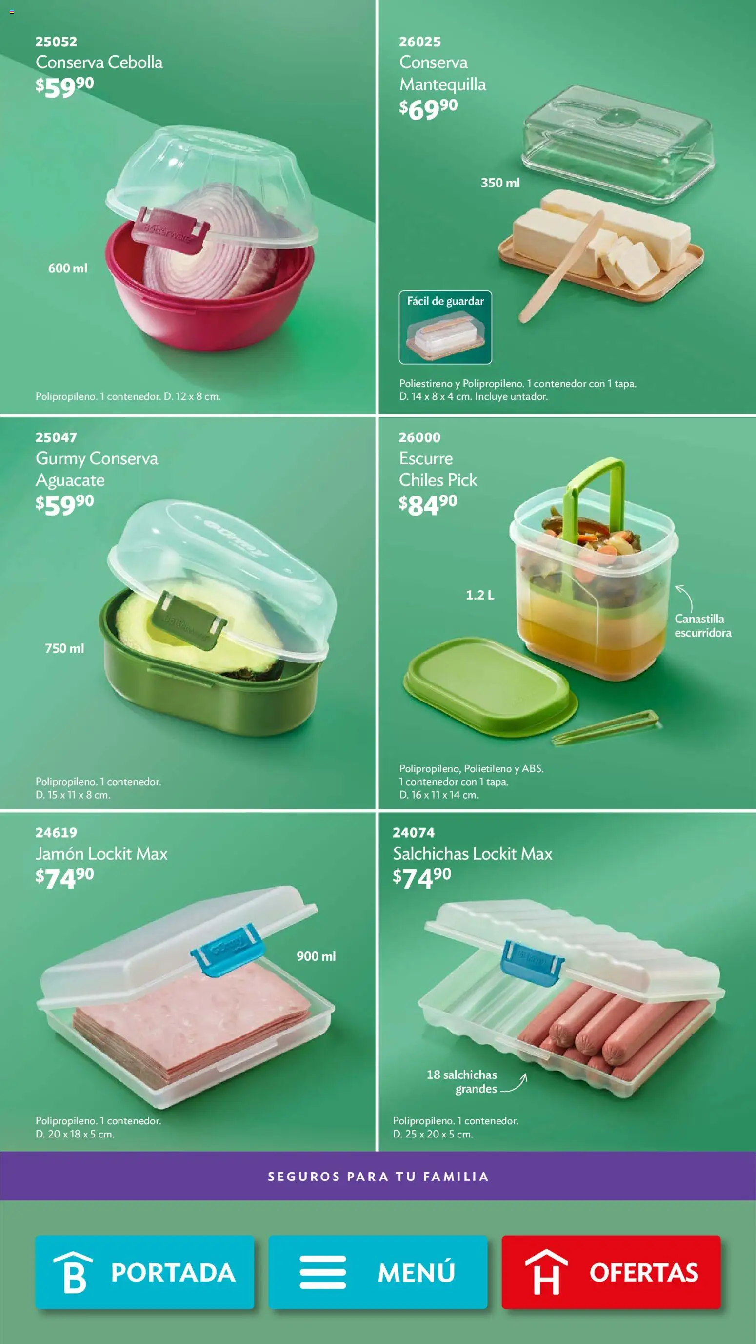 Nuevas ofertas de Betterware válidas en toda la República Mexicana desde el 28/09/2026. ¡Encuentra las mejores ofertas en Betterware campaña 10 2026! | Página: 48