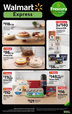Vista previa de Walmart Express folleto Calidad a precios bajos, nuevo folleto de la tienda, válido en México a partir del 21/07/2026 | Página: 4 | Productos: Fresa, Mango, Despensa, Teléfono
