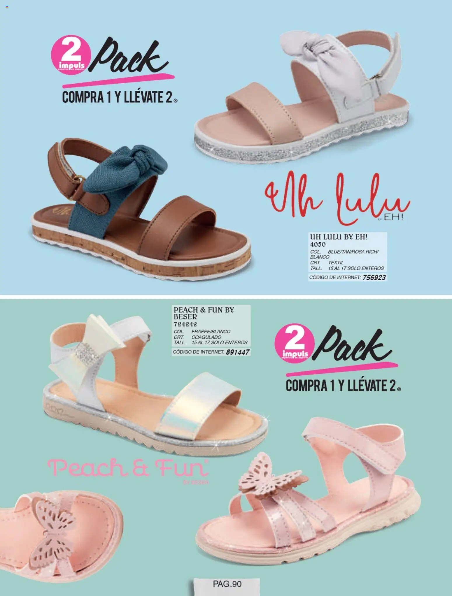 Nuevas ofertas de Impuls válidas en toda la República Mexicana desde el 01/07/2026. ¡Encuentra las mejores ofertas en Impuls catálogo Niña! | Página: 92