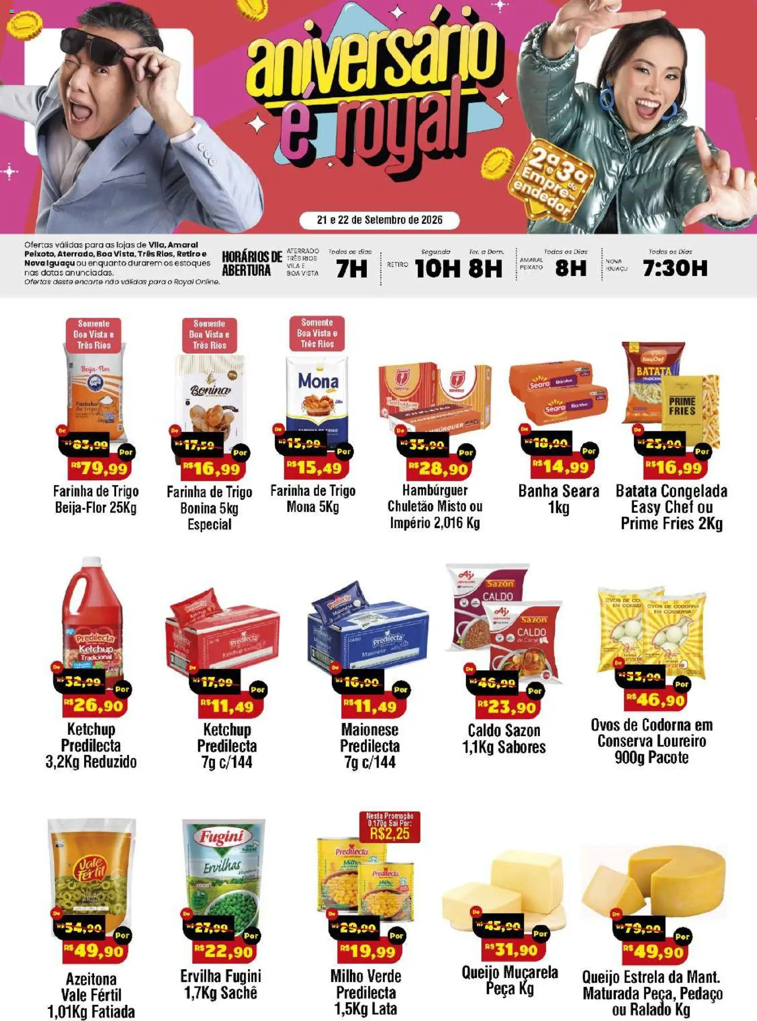 Royal Supermercados Segunda-feira 21 Setembro