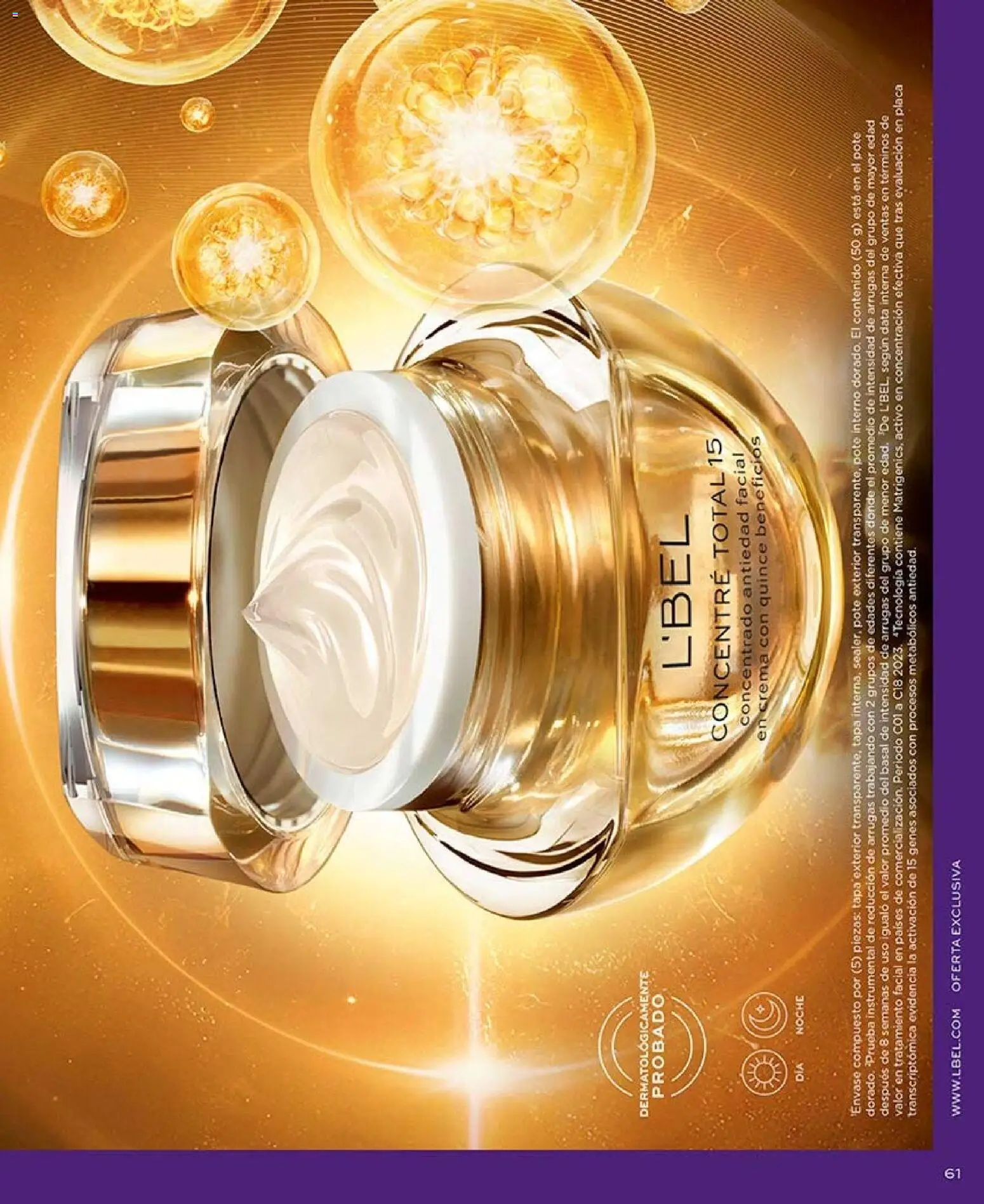 Catálogo L'Bel Campaña 14 │ válido desde el 16.08.2026 | Página: 61 | Productos: Tapa, Crema